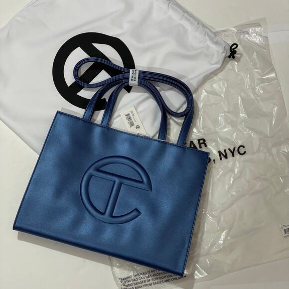 NWT Telfar Shopping Bag - Cobalt - Medium - Picture 2 of 14